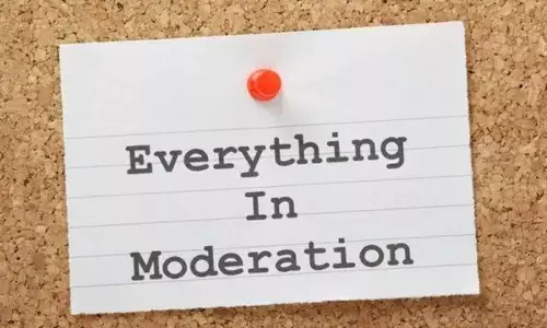 Indulge in temptations but with moderation