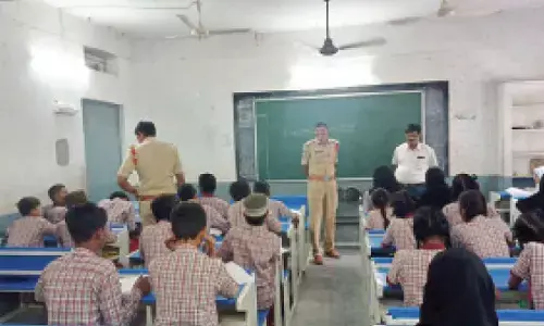 Falaknuma police inspire students to pen a drug-free future