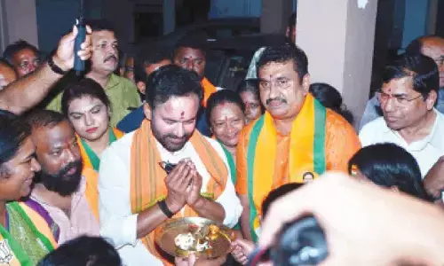 Kishan Reddy slams Cong over law and order, urges support for BJP