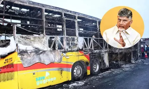 Chandrababu Naidu, Revanth Reddy, and Jagan express shock over Kurnool bus tragedy
