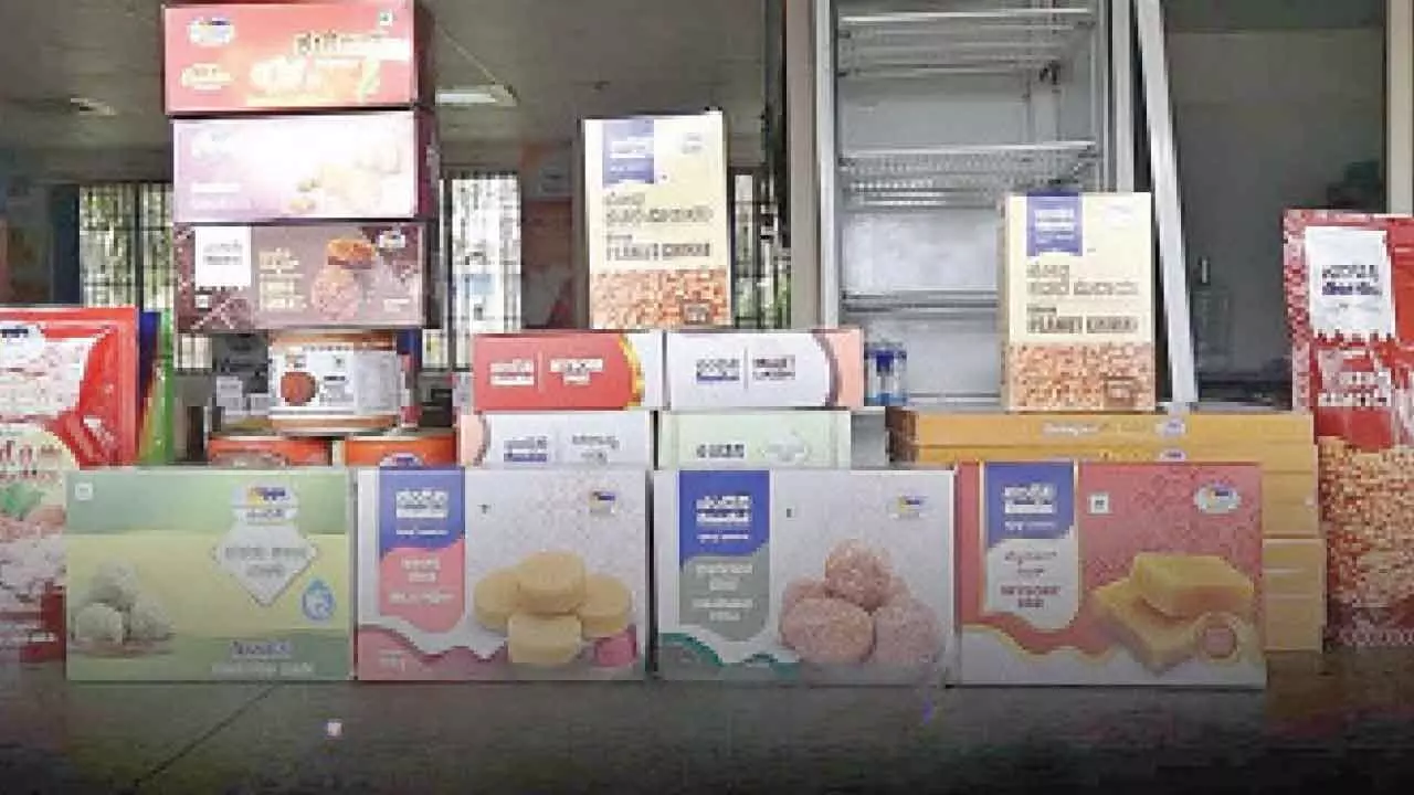 Record sales of Nandini sweets during Dasara and Deepavali in Dharwad