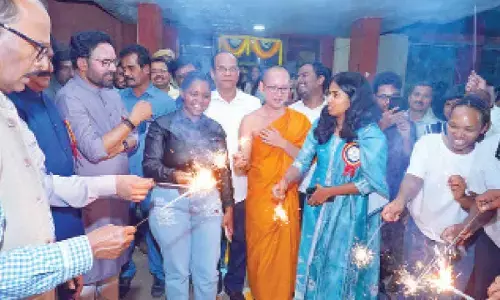 Kishan Reddy illuminates Diwali spirit for Indians and foreigners