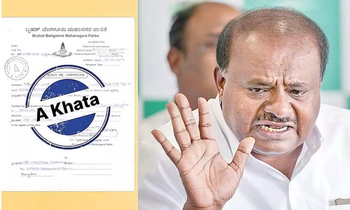 HDK slams Cong over A-khata, B-khata conversion scheme