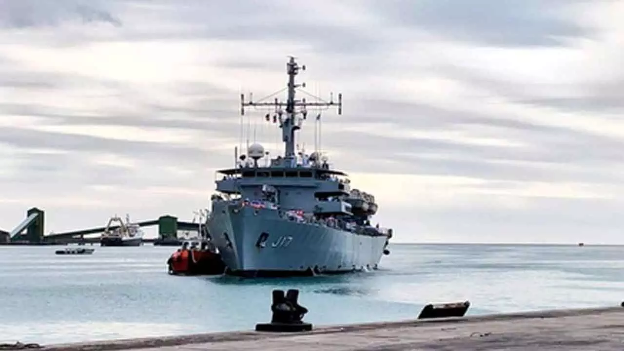 INS Sutlej completes hydrographic survey at Mauritius INS Sutlej completes hydrographic survey at Mauritius