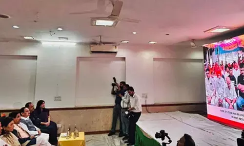 Delhi: BJP president JP Nadda joins Greater Kailash residents for Mann Ki Baat