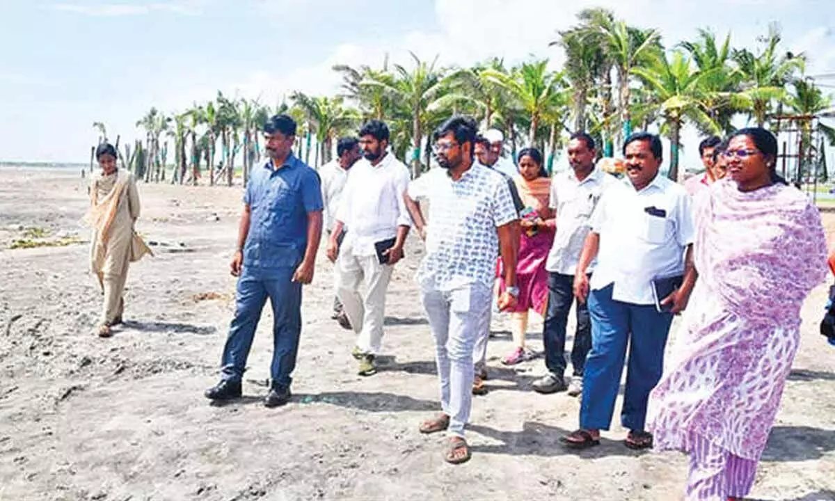 Krishna collector reviews cyclone preparedness Krishna collector reviews cyclone preparedness