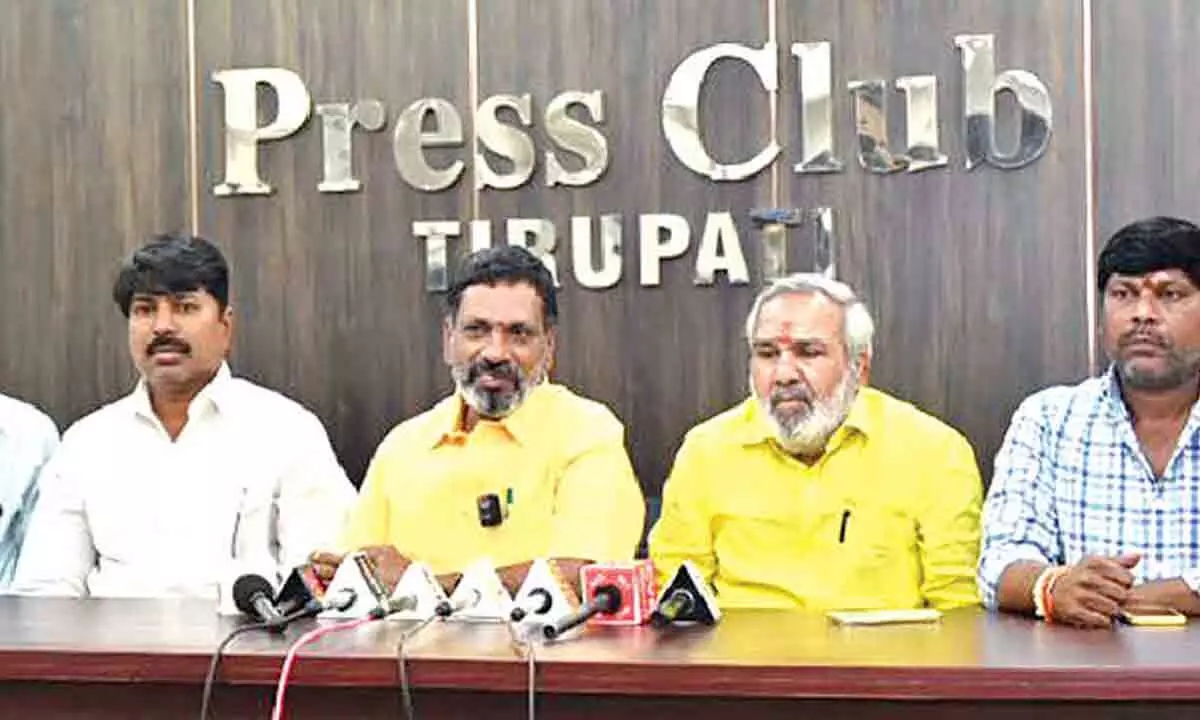 ‘Greater Tirupati’ is CM Naidu’s vision, asserts TDP ‘Greater Tirupati’ is CM Naidu’s vision, asserts TDP
