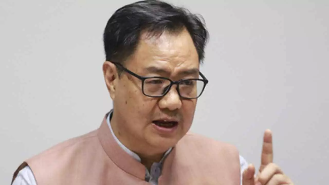 Tejashwi trying to ‘appease’ Muslims with Waqf Act remarks: Kiren Rijiju