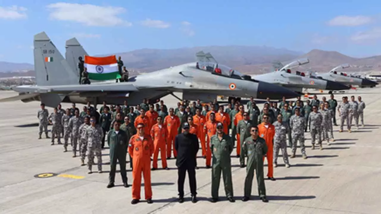 Spanish Air Force chief interacts with IAF contingent, recalls fond memories of India visit Spanish Air Force chief interacts with IAF contingent, recalls fond memories of India visit