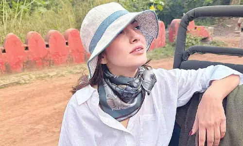 Hansika enjoys wild getaway in Ranthambore