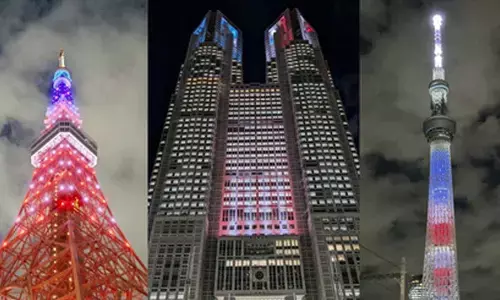 Trump arrives in Tokyo as US and Japan set to bolster strategic ties