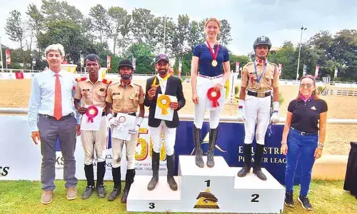 Tirupati NCC cadet wins silver at National Equestrian League