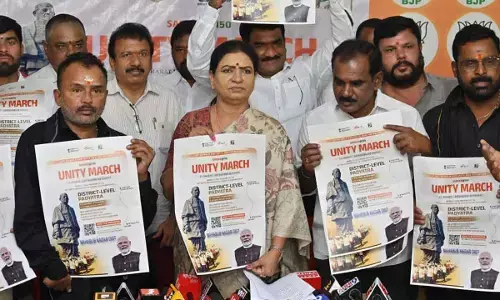 MP D.K. Aruna Unveils ‘Unity March’ Poster, Calls on Youth to Unite on Ekta Diwas