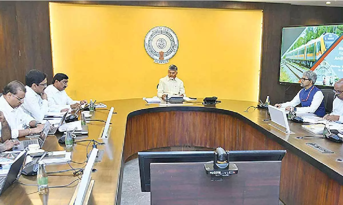 CM pushes Rs. 33K-cr rail drive to power port, logistics growth CM pushes Rs. 33K-cr rail drive to power port, logistics growth