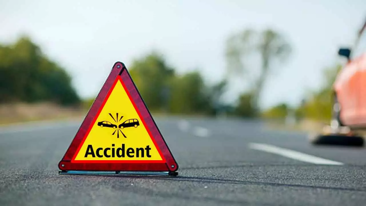 Tragic Road Accident Claims Two Lives in Yadadri Bhuvanagiri District Tragic Road Accident Claims Two Lives in Yadadri Bhuvanagiri District