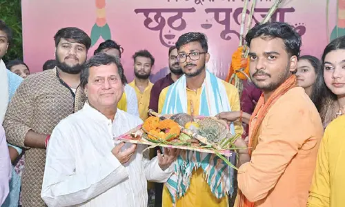 Chhath Puja celebrated at KIIT-DU