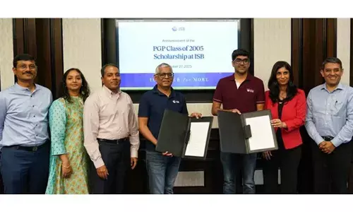 ISB PGP class of 2005 funds new merit scholarship   for future leaders