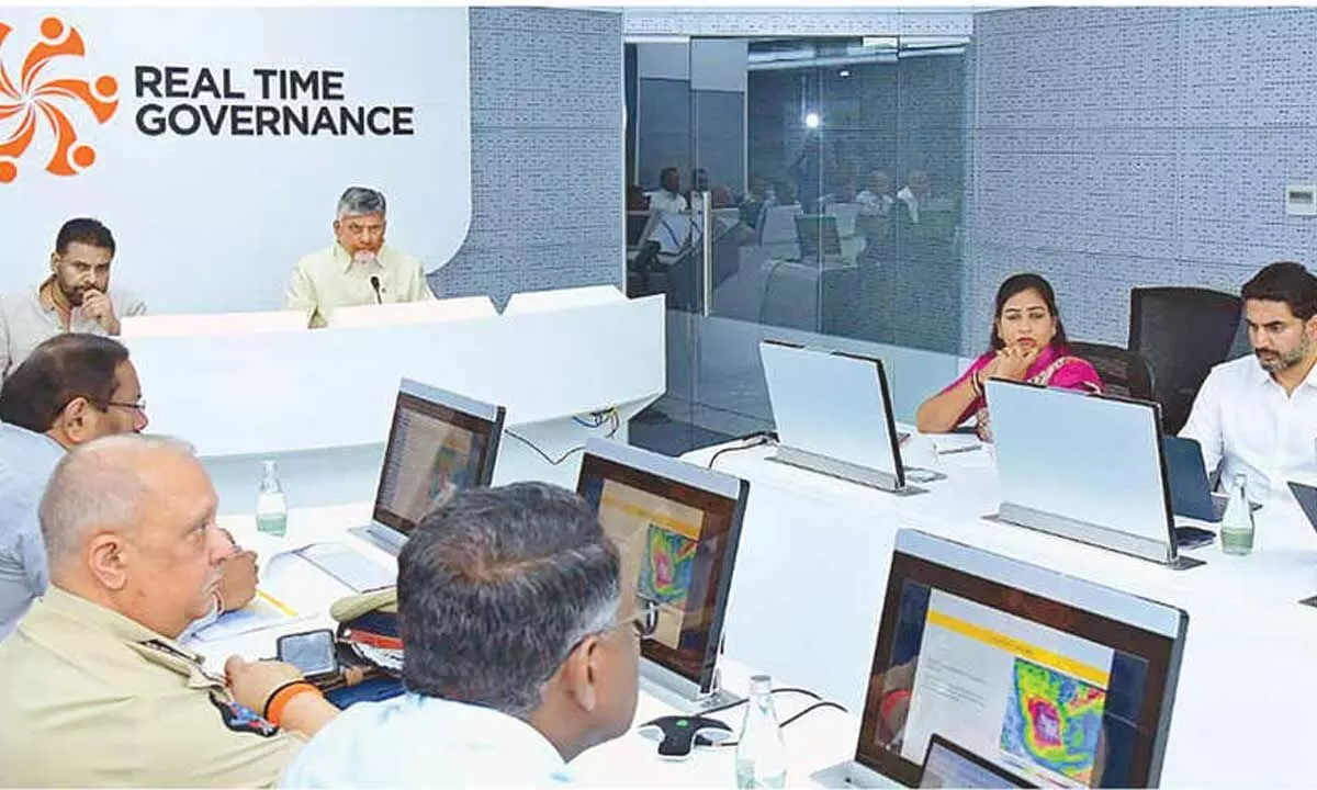 Naidu orders 24/7 vigil, quick distress response Naidu orders 24/7 vigil, quick distress response