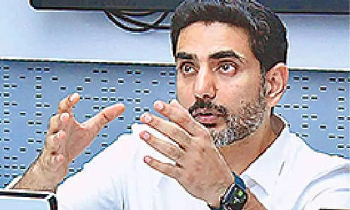 CM predicted cyclone impact early: Lokesh CM predicted cyclone impact early: Lokesh