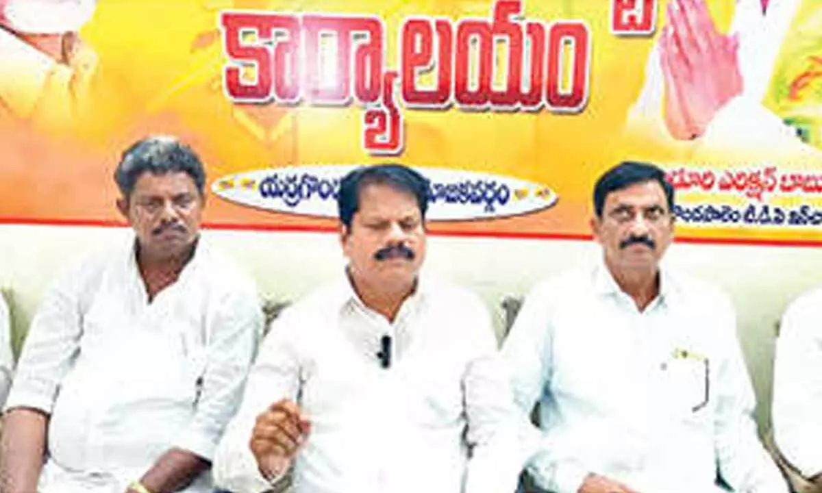 MLA Chandrasekhar has no moral right to criticise Naidu or Lokesh MLA Chandrasekhar has no moral right to criticise Naidu or Lokesh