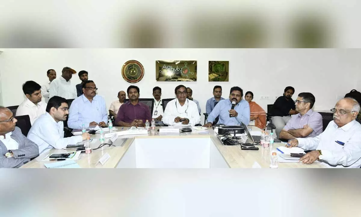 Telangana eyes global rice markets: PJTAU hosts brainstorming session to tackle surplus stocks Telangana eyes global rice markets: PJTAU hosts brainstorming session to tackle surplus stocks