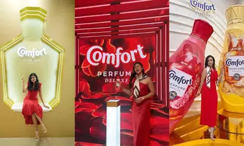 Comfort fabric perfume shines at Lakmē event