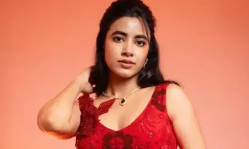 Shivani Nagaram steals hearts in a stunning red gown