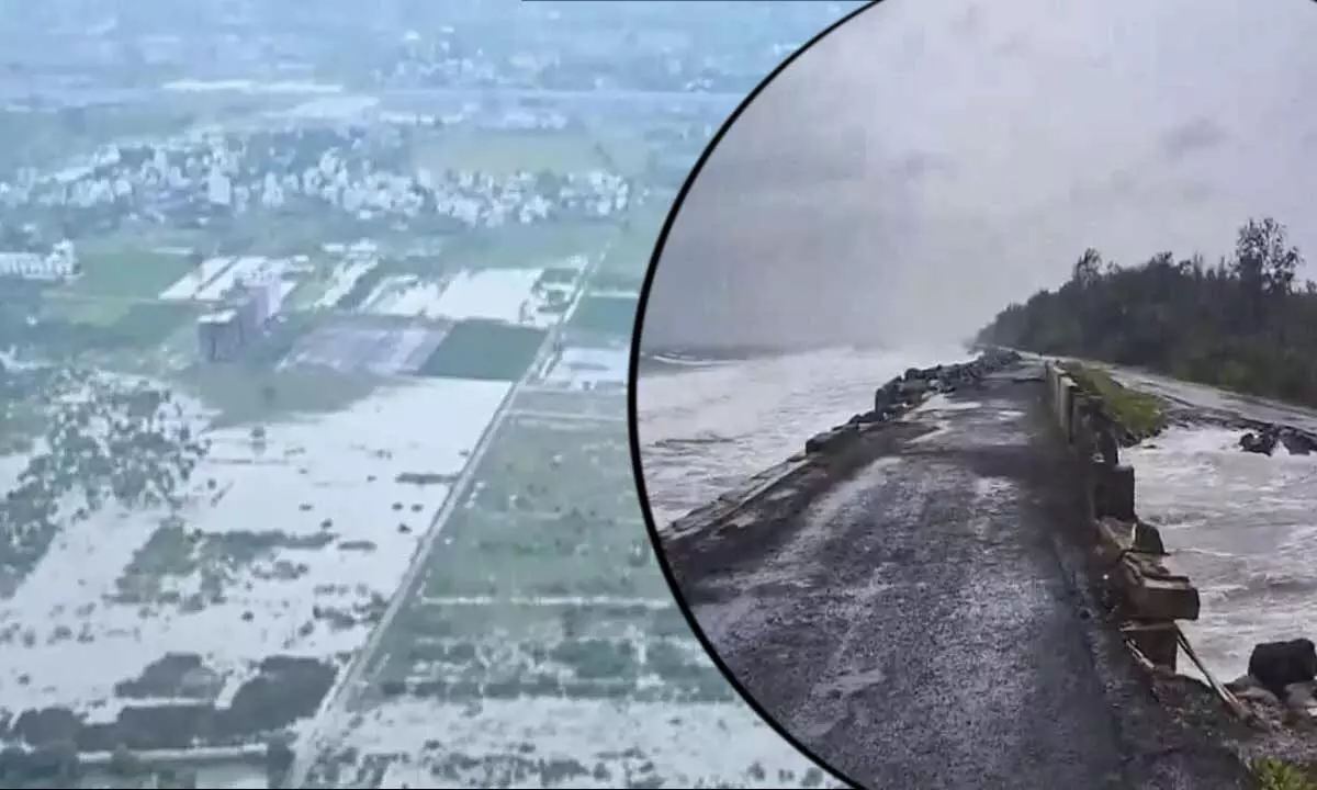 Cyclone Montha Causes Devastation in AP and Telangana Cyclone Montha Causes Devastation in AP and Telangana