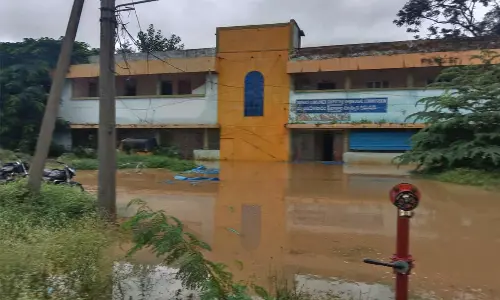 Rainwater Floods Mahabubnagar Consumer Court; Staff, Lawyers Demand New Building