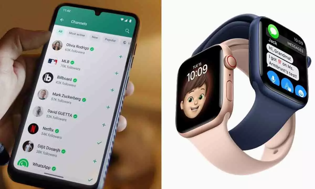 WhatsApp on Apple Watch interface