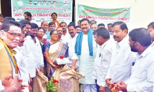 Aleti inaugurates paddy procurement centre