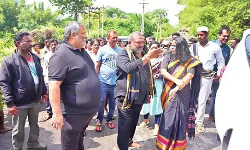 Breaching banks, Sarada river floods villages in Anakapalli