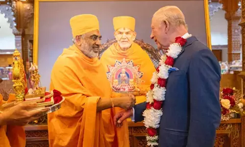 Royal tribute to faith and service: King Charles III and Queen Camilla visit BAPS Neasden Temple