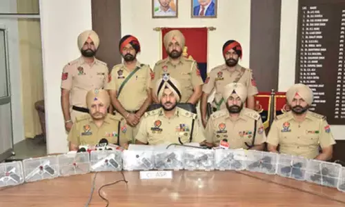Juvenile among seven held in Punjab; 15 pistols seized