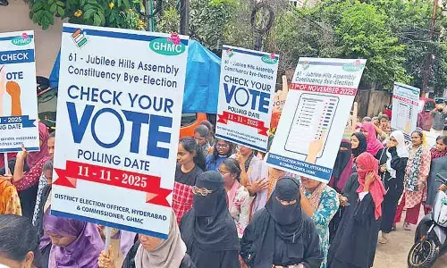 Jubilee Hills goes digital: Voter awareness campaign in full swing