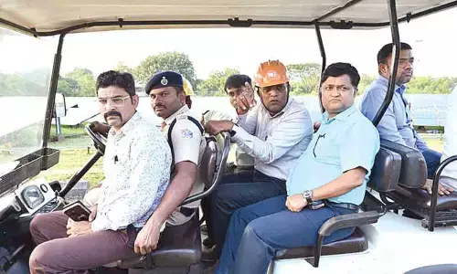 DRM inspects railway siding at HPCL Visakh Refinery