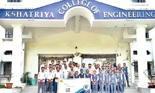 AI training prog held at Kshatriya College of Engg