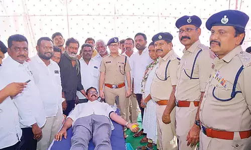 Blood donation camp draws huge response