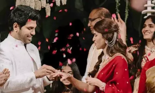 Allu Sirish gets engaged to the love of his life Nayanika