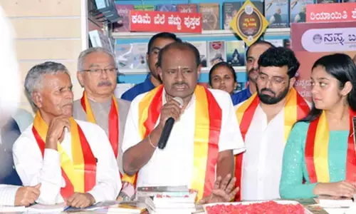 Union Minister Kumaraswamy greets people of Karnataka on Kannada Rajyotsava