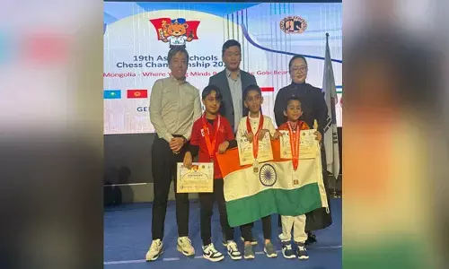 India wins two silver medals in team competition at Asian Schools Chess Cships in Mongolia