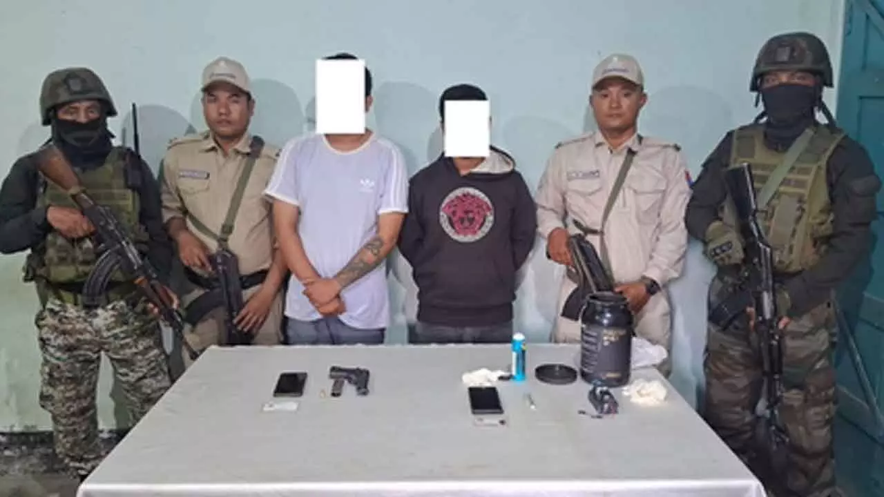 Eight militants of different outfits arrested in Manipur, arms recovered Eight militants of different outfits arrested in Manipur, arms recovered