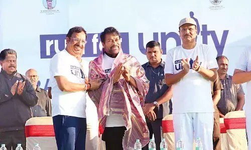 Chiranjeevi praises Hyderabad police at Ekta Diwas 2K Run regarding deepfake threat