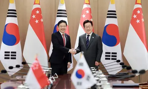 South Korean Prez Lee, Singaporean PM agree to establish strategic partnership