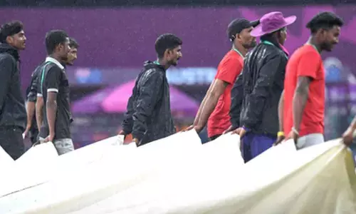 Womens WC: Persistent rain pushes toss further at DY Patil Stadium
