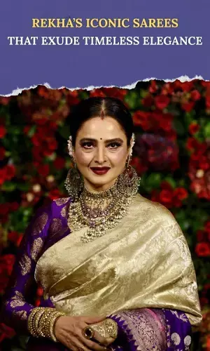 REKHA’S ICONIC SAREES THAT EXUDE TIMELESS ELEGANCE