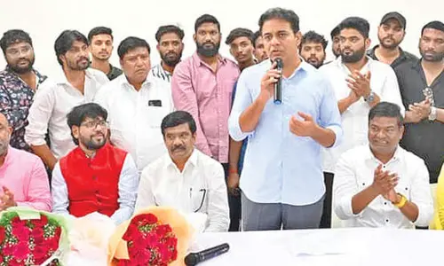 KTR urges gated community voters to cast ballots, warns of Congress fraud