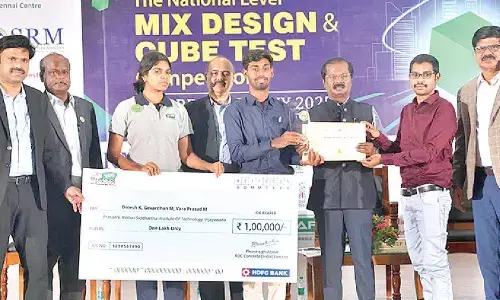 PVPSIT students win first prize in national competition