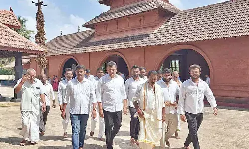 M’luru MP unveils one of many infrastructure projects to promote temple tourism