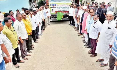 Former sarpanch donates rice bags to school for blind